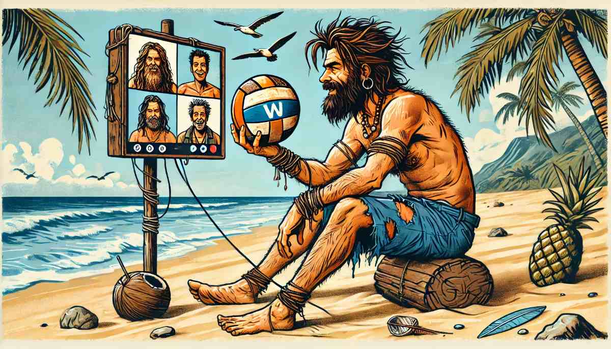 ¡Ponedle de una vez el Teams a Robinson Crusoe y dejad que disfrute de su isla en paz!